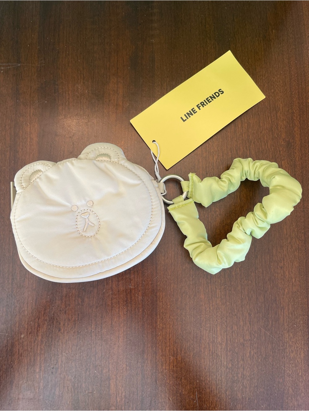 NWT Line Friends Key Chain pouch and Scrunchy